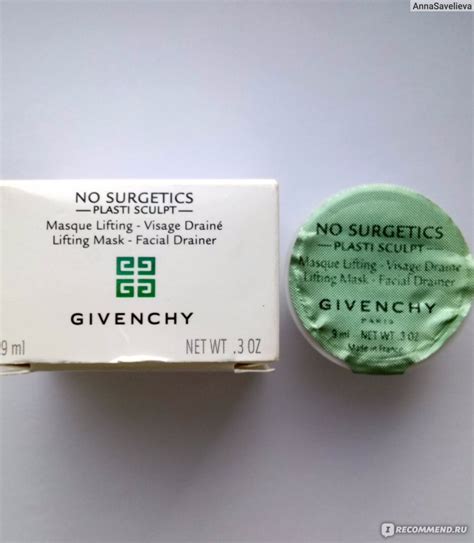 givenchy no surgetics plasti sculpt mask|Givenchy No Surgetics Plasti Sculpt Lifting Mask Lot Of 6 (See .